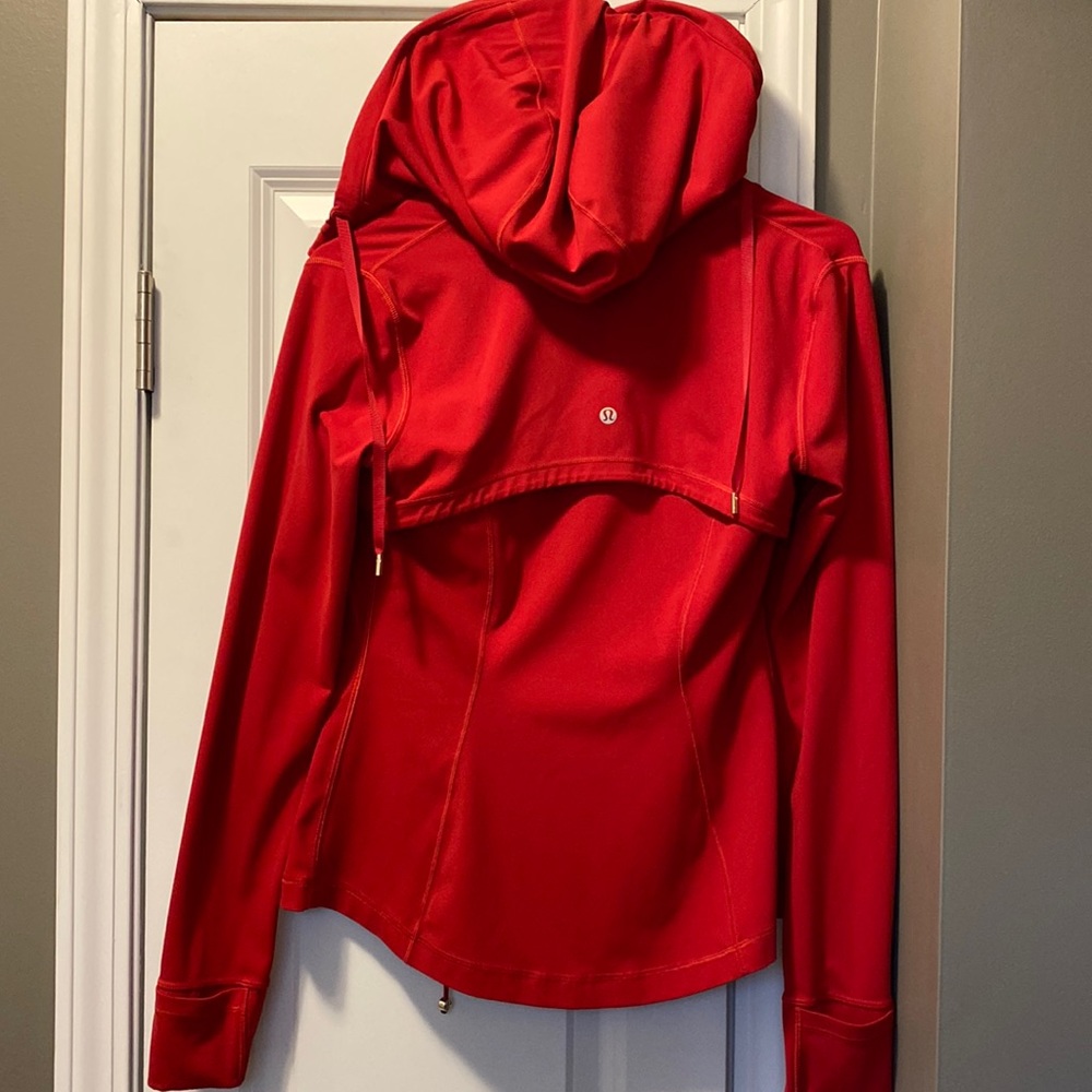 Lunar New Year Red Hooded Define Jacket - Size 6